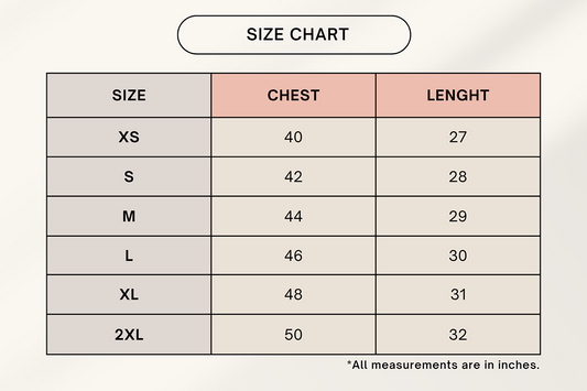 Color_Size Chart
