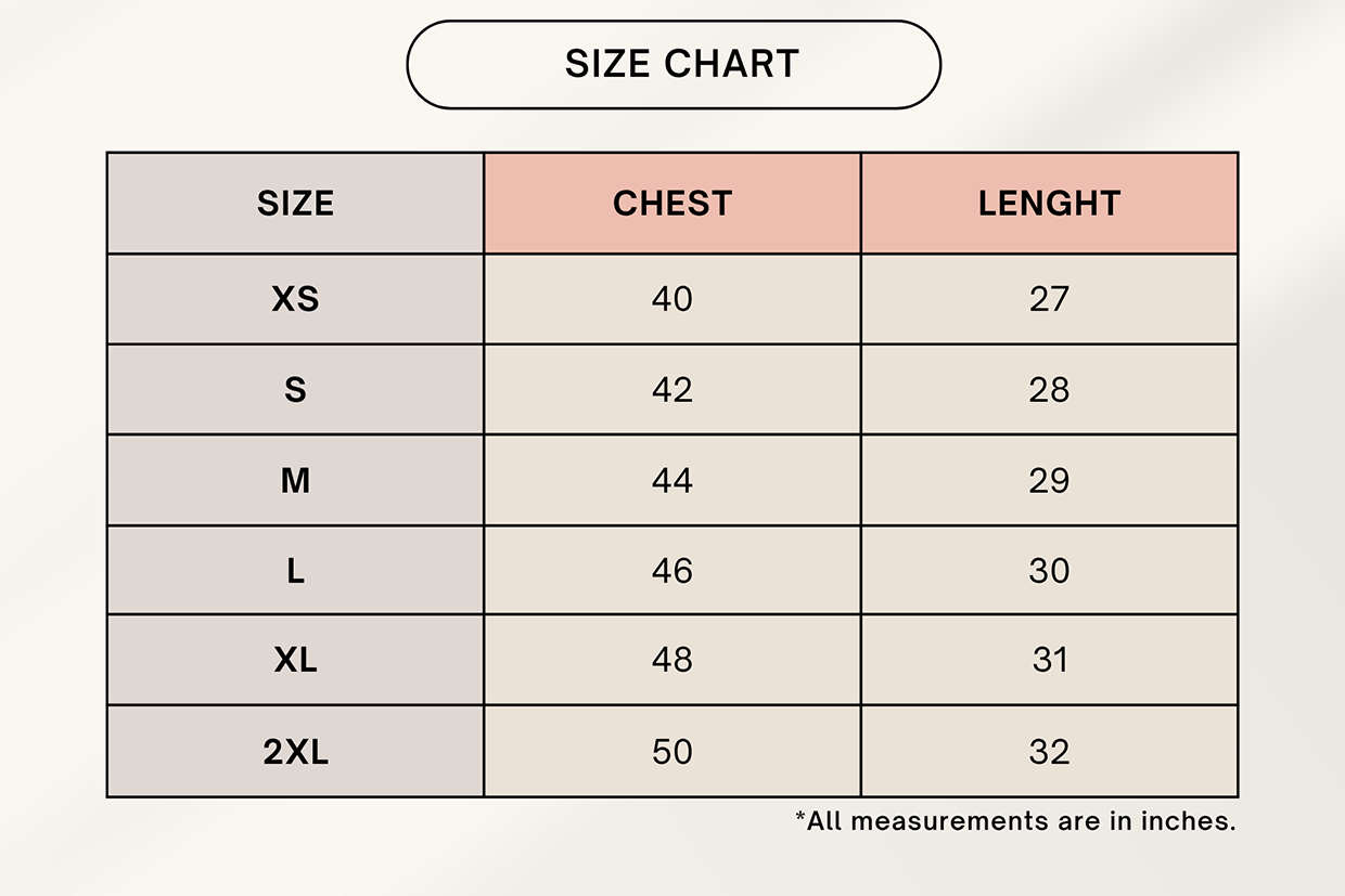 Color_Size Chart